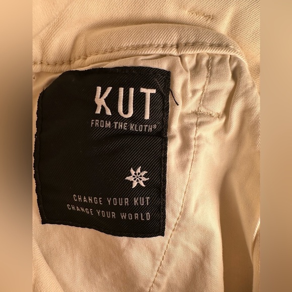 KUT from the Kloth Jane high rise short white size 8 - Picture 7 of 8